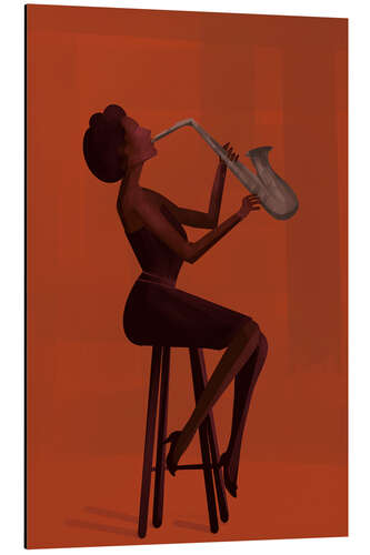 Aluminium print Music & Art IV