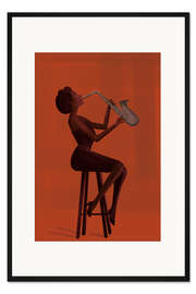 Gerahmter Kunstdruck Musik &amp; Kunst IV