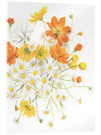 Acrylglasbild Sonniges Blumenbouquet I