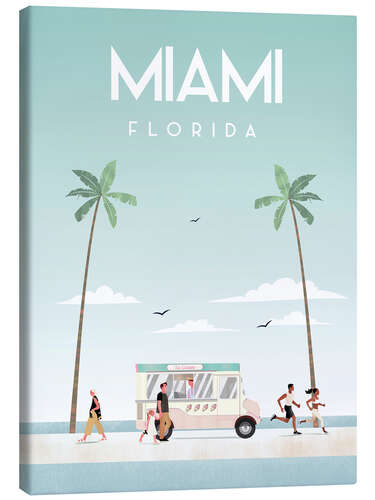 Leinwandbild Miami Beach I