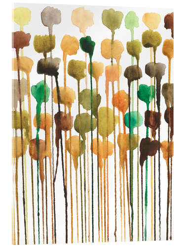 Akrylbillede Autumn Drips II