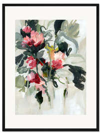 Gerahmter Kunstdruck Blütengewirr II