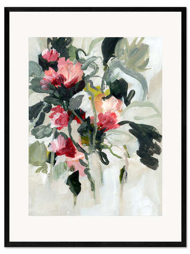 Plakat artystyczny premium w ramie Entangled Blossom II