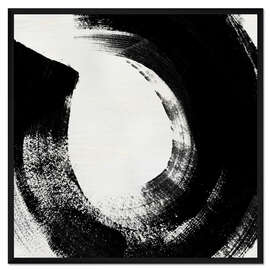 Gerahmter Kunstdruck Pinselstrich VIII