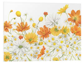 Foam board print Sunny Wild Bouquet III