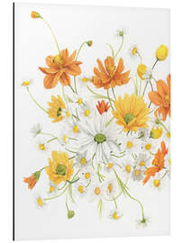 Aluminium print Sunny Wild Bouquet II