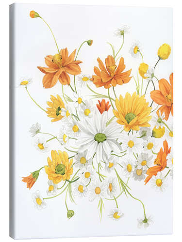 Leinwandbild Sonniges Blumenbouquet II