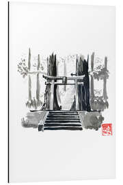 Magnettafel Tor im Wald