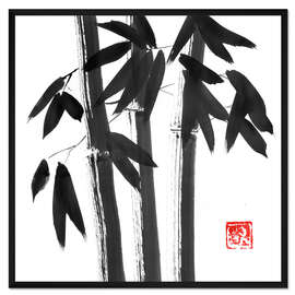 Gerahmter Kunstdruck Bamboo II