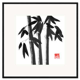 Ingelijste kunstdruk Bamboo II