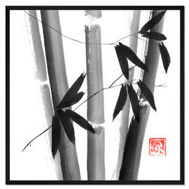 Gerahmter Kunstdruck Bamboo I