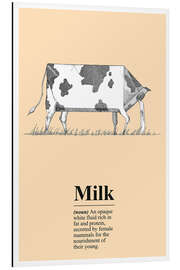 Alubild Milch Definition (englisch)