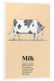 Stampa su PVC Milk Definition