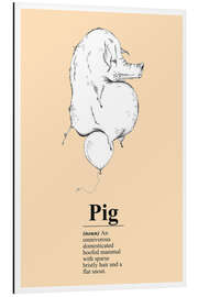 Magnettafel Schwein Definition (englisch)