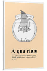 Magnettafel Aquarium Definition (englisch)