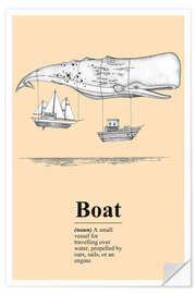 Wall sticker Boat Definition