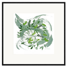Impresión de arte enmarcada Herb Dance