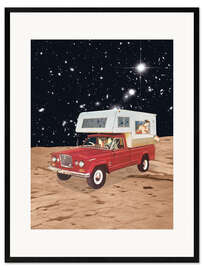 Innrammet kunsttrykk Family Road Trip