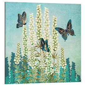 Magnettafel Schmetterlingsgarten