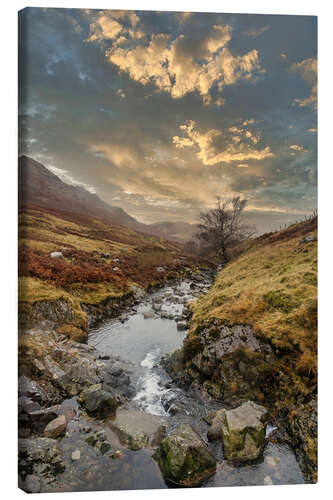 Stampa su tela Lake District Sunset