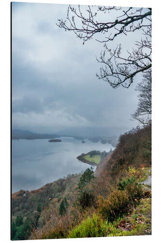 Quadro em alumínio Lake District November View