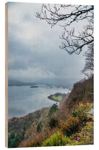 Holzbild Lake District im November