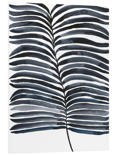 Tableau en PVC Indigo Fronds I