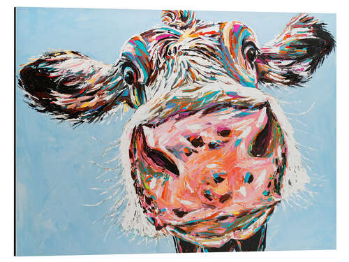 Tableau en aluminium Funny Cow I