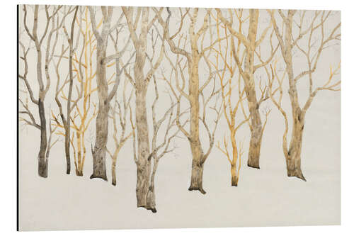 Aluminiumsbilde Bare Trees I