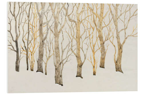 Foam board print Bare Trees I