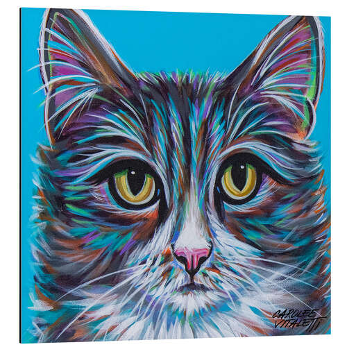 Aluminiumsbilde Pastel Cats I