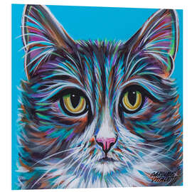 Quadro em PVC Pastel Cats I