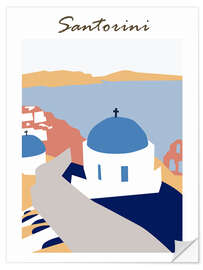 Wall sticker Santorini Greece III