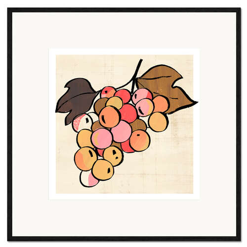 Framed art print Fruit Cuts III