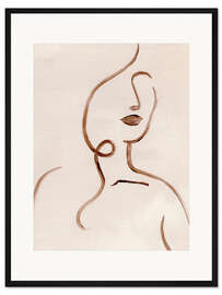 Gerahmter Kunstdruck Femme Sketch II