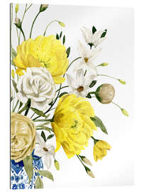 Gallery print Yellow and Ultramarine Bouquet II