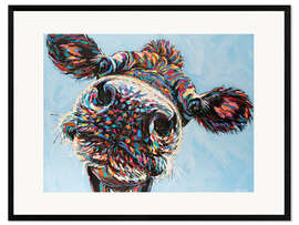 Framed art print Funny Cow II