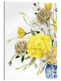 Gallery print Yellow and Ultramarine Bouquet I