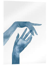 Obraz na szkle akrylowym Shadow Hands III