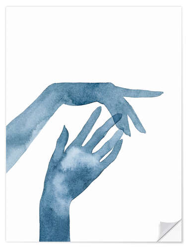 Wall sticker Shadow Hands III