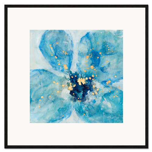 Framed art print Searching in Blue II