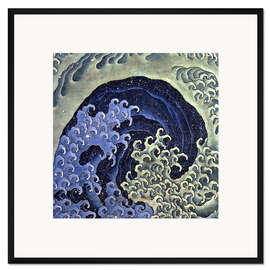 Gerahmter Kunstdruck Weibliche Welle