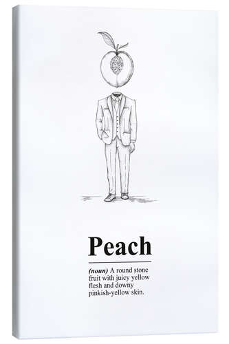 Stampa su tela Peach Definition