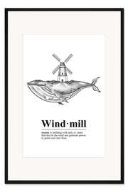 Gerahmter Kunstdruck Windmill Definition