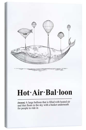 Lerretsbilde Hot Air Balloon Definition