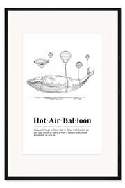 Gerahmter Kunstdruck Hot Air Balloon Definition