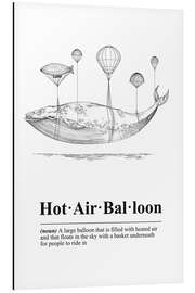 Magnettafel Hot Air Balloon Definition