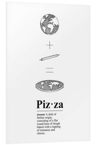 Bilde på skumplate Pizza Definition