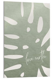 Gallery Print Love earth, Monstera