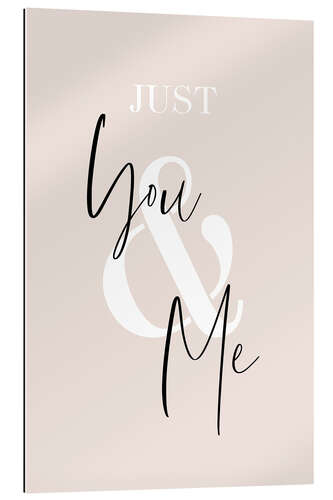 Cuadro de plexi-alu Just you and me